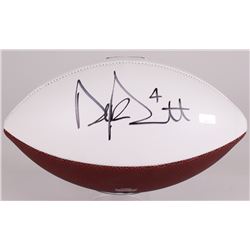 Dak Prescott Signed Dallas Cowboys Logo Football (Panini COA)