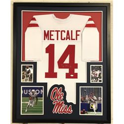 D.K. Metcalf Signed 34x42 Custom Framed Jersey (JSA COA)