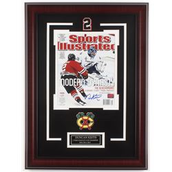 Duncan Keith Signed Chicago Blackhawks 17x23 Custom Framed Photo Display (Your Sports Memorabilia St