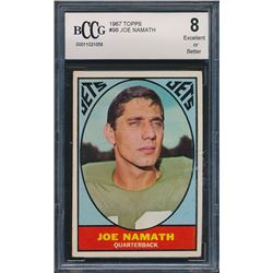 1967 Topps #98 Joe Namath (BCCG 8)