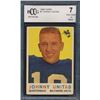 Image 1 : 1959 Topps #1 Johnny Unitas (BCCG 7)