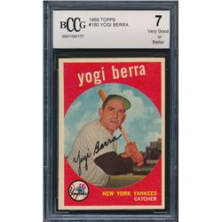 1959 Topps #180 Yogi Berra (BCCG 7)