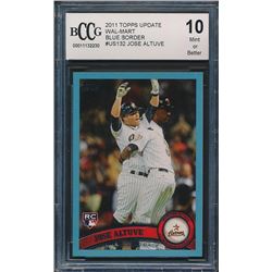 2011 Topps Update Wal-Mart Blue Border #US132 Jose Altuve RC (BCCG 10)