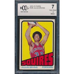 1972-73 Topps #195 Julius Erving RC (BCCG 7)