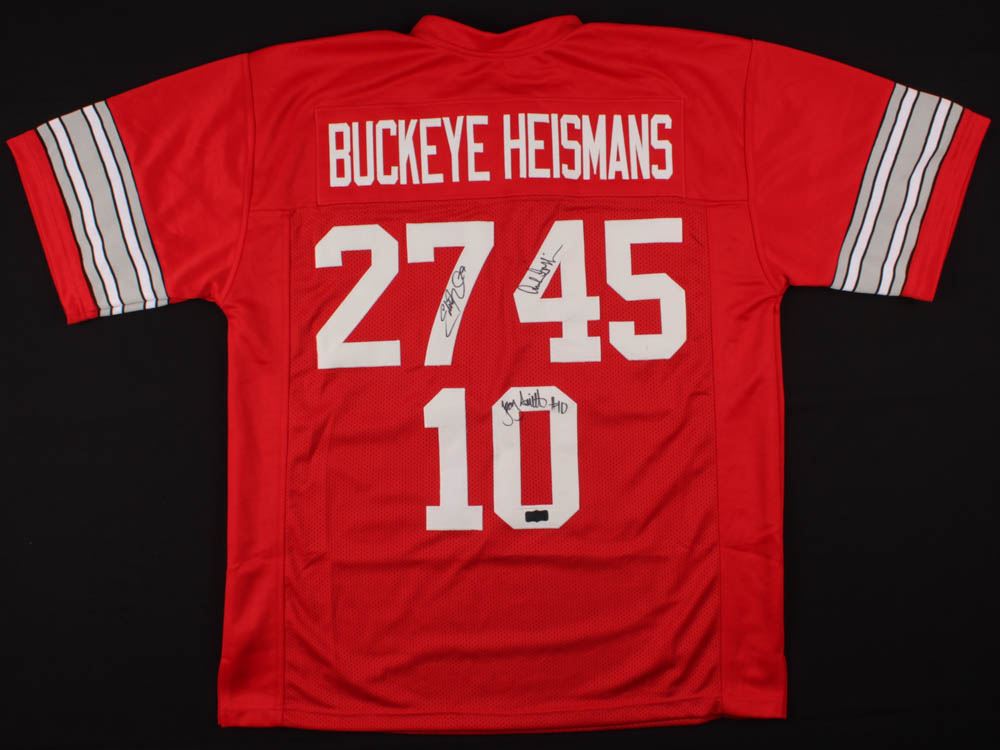 troy smith autographed jersey