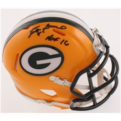 Brett Favre Signed Green Bay Packers Speed Mini-Helmet Inscribed "HOF 16" (Radtke COA)