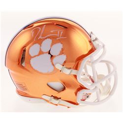 Dexter Lawrence Signed Clemson Tigers Chrome Speed Mini Helmet (Radtke COA)