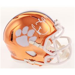 Clelin Ferrell Signed Clemson Tigers Chrome Speed Mini Helmet (Radtke COA)