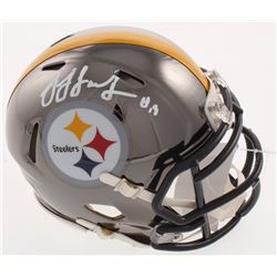 JuJu Smith-Schuster Signed Pittsburgh Steelers Chrome Speed Mini Helmet (Radtke COA)