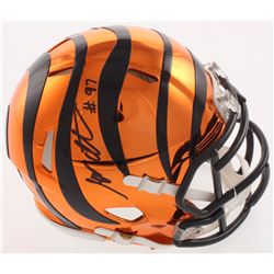 Geno Atkins Signed Cincinnati Bengals Chrome Speed Mini-Helmet (Radtke COA)