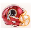 Image 1 : Dwayne Haskins Signed Washington Redskins Chrome Speed Mini Helmet (Radtke COA)