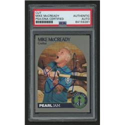 Mike McCready Signed Pearl Jam Trading Card (PSA Encapsulated)