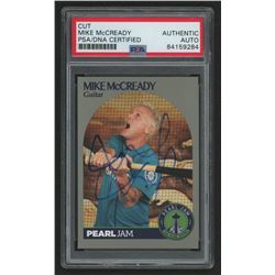 Mike McCready Signed Pearl Jam Trading Card (PSA Encapsulated)