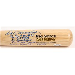 Dale Murphy Signed LE Rawlings Adirondack Player Model Baseball Bat with (5) Career Highlight Inscri