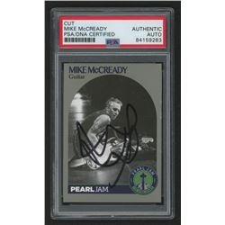 Mike McCready Signed Pearl Jam Trading Card (PSA Encapsulated)