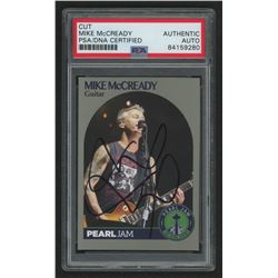 Mike McCready Signed Pearl Jam Trading Card (PSA Encapsulated)
