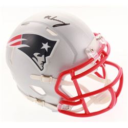 N'Keal Harry Signed New England Patriots Speed Mini-Helmet (Radtke COA)