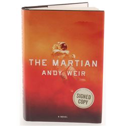 Matt Damon  Andy Weir Signed "The Martian" Hardcover Book (PSA Hologram)