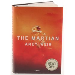 Matt Damon  Andy Weir Signed "The Martian" Hardcover Book (PSA Hologram)