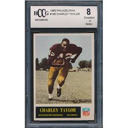 1965 Philadelphia #195 Charley Taylor RC (BCCG 8)