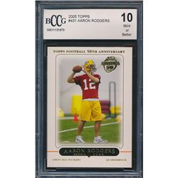 2005 Topps #431 Aaron Rodgers RC (BCCG 10)