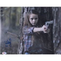 Cailey Fleming Signed "The Walking Dead" 11x14 Photo (PSA COA)