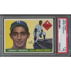 1955 Topps #123 Sandy Koufax RC (PSA 7)