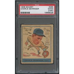 1938 Goudey Heads-Up #265 Charley Gehringer (PSA 2) (MK)