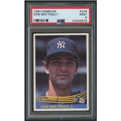 1984 Donruss #248 Don Mattingly RC (PSA 9)