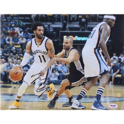 Mike Conley Jr. Signed Memphis Grizzlies 11x14 Photo (PSA COA)