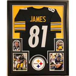 Jesse James Signed 34x42 Custom Framed Jersey (JSA COA)