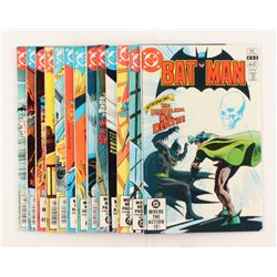 Lot of (13) 1981-1982 DC "Batman" Comic Books Issues with #345, #341, #339, #346, #348