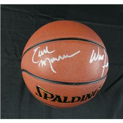 Walt Frazier  Earl Monroe Signed NBA Basketball (JSA Hologram)