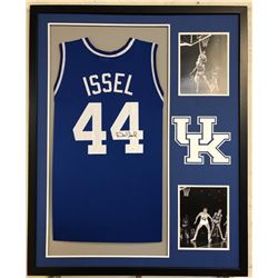Dan Issel Signed 34x42 Custom Framed Jersey (JSA COA)