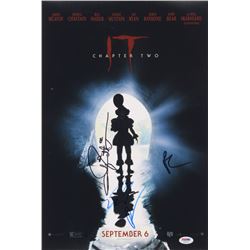 "IT Chapter Two" 12x18 Movie Poster Print Signed By (4) with James McAvoy, Andy Muschietti, Bill Had