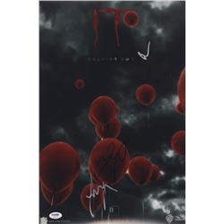 James McAvoy, Bill Hader  Jay Ryan Signed "IT Chapter Two" 12x18 Movie Poster Print (PSA LOA)