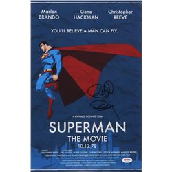 Richard Donner Signed "Superman" 11x17 Movie Poster Print (PSA COA)