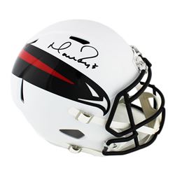 Matt Ryan Signed Atlanta Falcons Full-Size White Amp Speed Helmet (Fanatics Hologram)