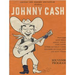 Johnny Cash Country  Western Spectacular Souvenir Program