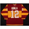 Image 1 : Jarome Iginla Signed Calgary Flames Captain Jersey (PSA COA)
