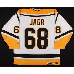 Jaromir Jagr Signed Pittsburgh Penguins Captain Jersey (PSA COA)