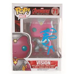 Paul Bettany Signed "Avengers: Age of Ultron" Vision #71 Funko Pop! Vinyl Figure (PSA COA)