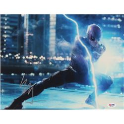Ezra Miller Signed "Justice League" 11x14 Photo (PSA COA)