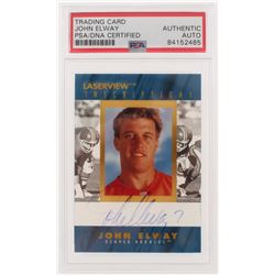 1996 Laser View Inscriptions #6 John Elway / 3100 (PSA Encapsulated)