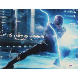 Ezra Miller Signed "Justice League" 11x14 Photo (PSA COA)