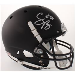 Saquon Barkley Signed Penn State Nittany Lions Full-Size Matte Black Helmet (JSA COA)