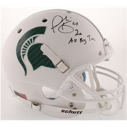 Plaxico Burress Signed Michigan State Spartans Full-Size Matte White Helmet Inscribed "2x All Big Te