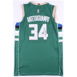 Giannis Antetokounmpo Signed Milwaukee Bucks Jersey (JSA COA)
