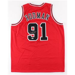 Dennis Rodman Signed Jersey (Beckett COA)