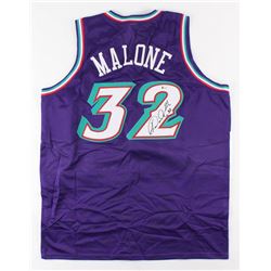 Karl Malone Signed Jersey (Beckett COA)